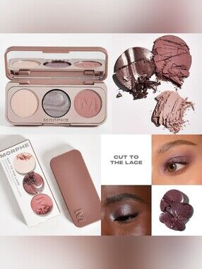 💎New Release💎BNIB LE Morphe CUT TO THE LACE Chromaplus Trio Eyeshadow Palette!